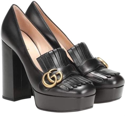 gucci marmont gold heels|gucci black strappy heels.